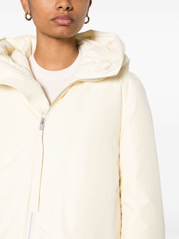 The Best Shops JIL SANDER: Kurze Daunenjacken - Daunenjacke - Hellbeige