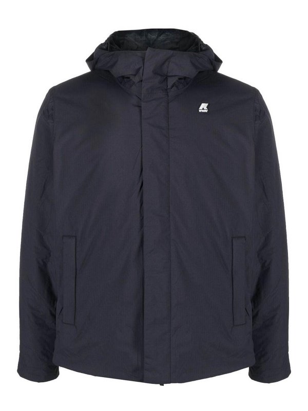 K-WAY: padded jackets - Navy blue padded jacket