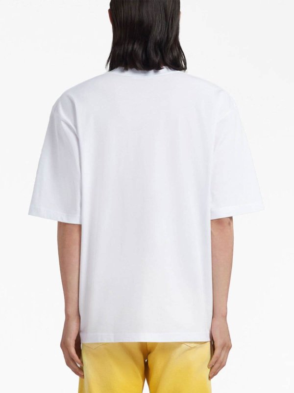Marni: t-shirts online - Logo-print tee