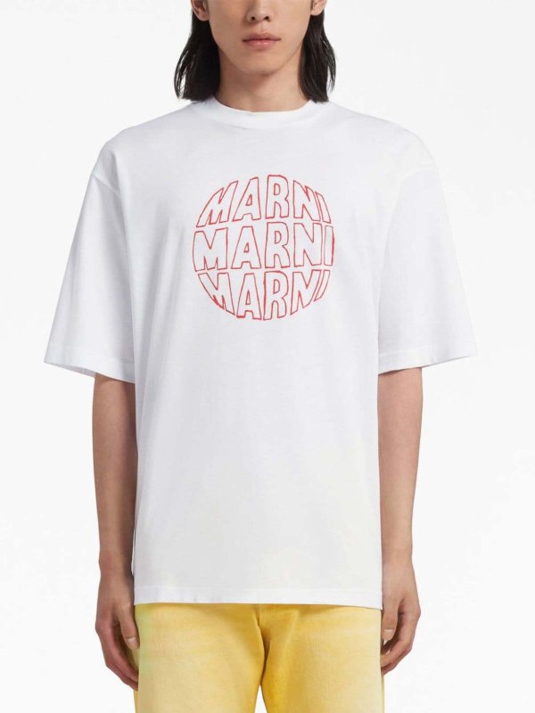 The Best Shops Marni: t-shirts - Logo-print tee