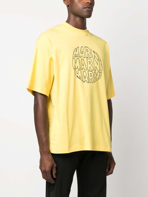 The Best Shops Marni: Camisetas - Camiseta - Amarillo