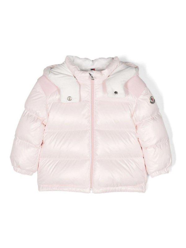 MONCLER JR: ダウン・ハイテクコート - ダウンコート - ヌードカラー