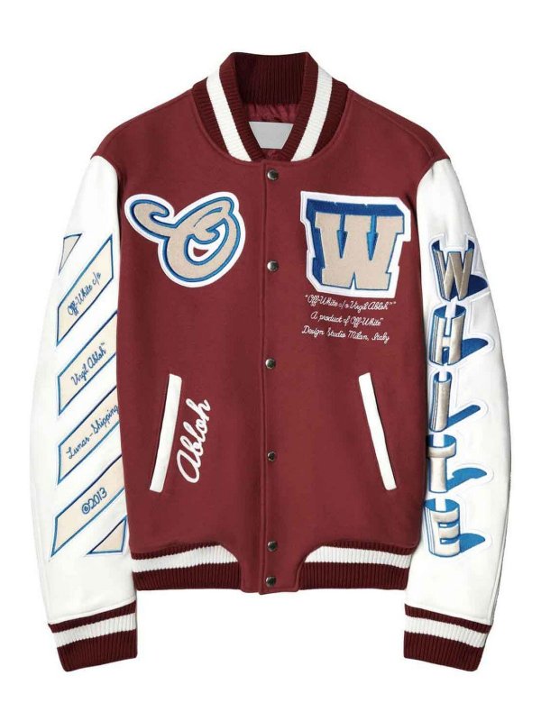 OFF-WHITE: bombers - Off-White Patch Bomber