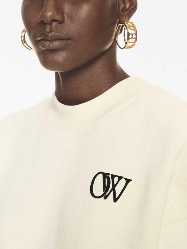 OFF-WHITE buy online Sweatshirt - Creme