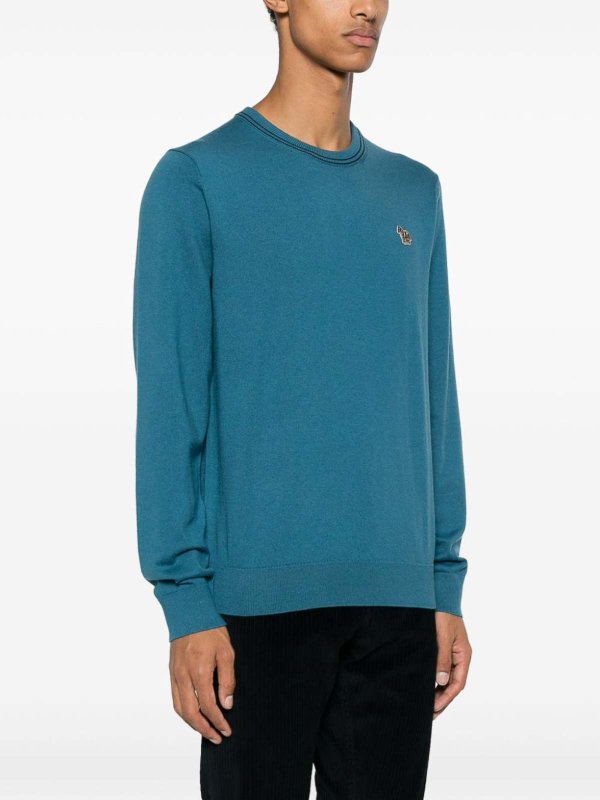 PAUL SMITH: Suéteres con cuello pico online - Suéter Cuello Redondo - Azul