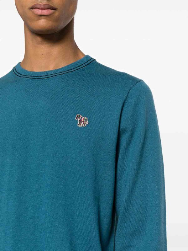 Suéter Cuello Redondo - Azul shop online: PAUL SMITH