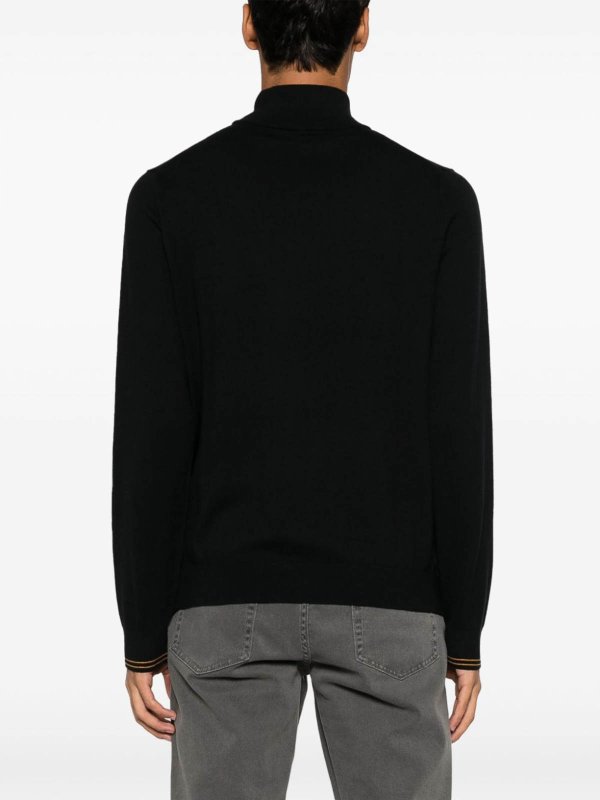 The Best Shops PAUL SMITH: Strickpullover mit Rundhalsausschnitt - Rundhalspullover - Schwarz