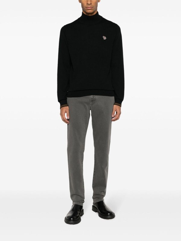 PAUL SMITH buy online Rundhalspullover - Schwarz