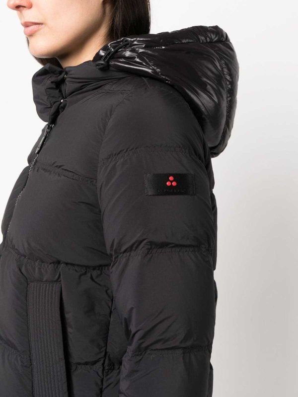 PEUTEREY: padded jackets online - Hooded Jacket Padded Black