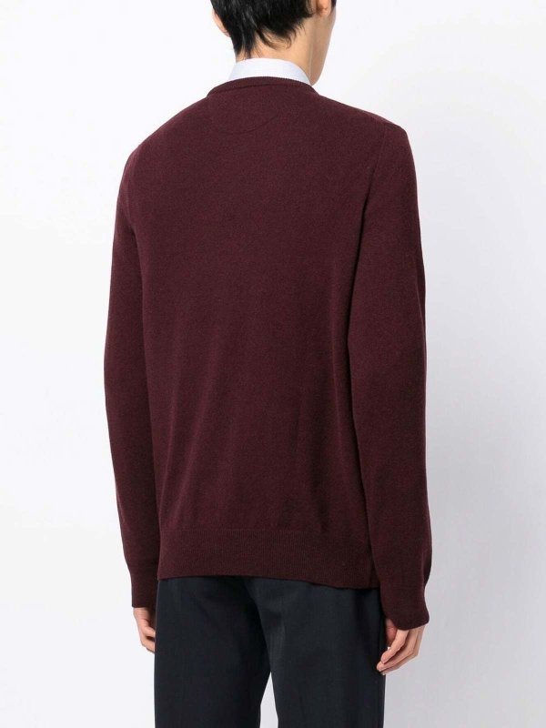 POLO RALPH LAUREN: Strickpullover mit Rundhalsausschnitt online - Rundhalspullover - Rot