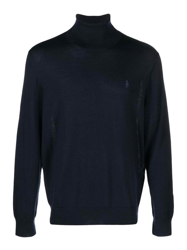 POLO RALPH LAUREN: クルーネック - クルーネック - ブルー