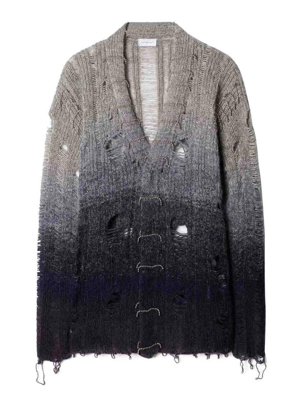 OFF-WHITE: cardigans - Gradient cardigan