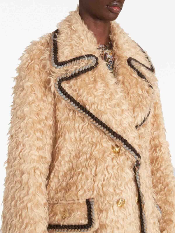 The Best Shops ETRO: short coats - Braided-trim coat