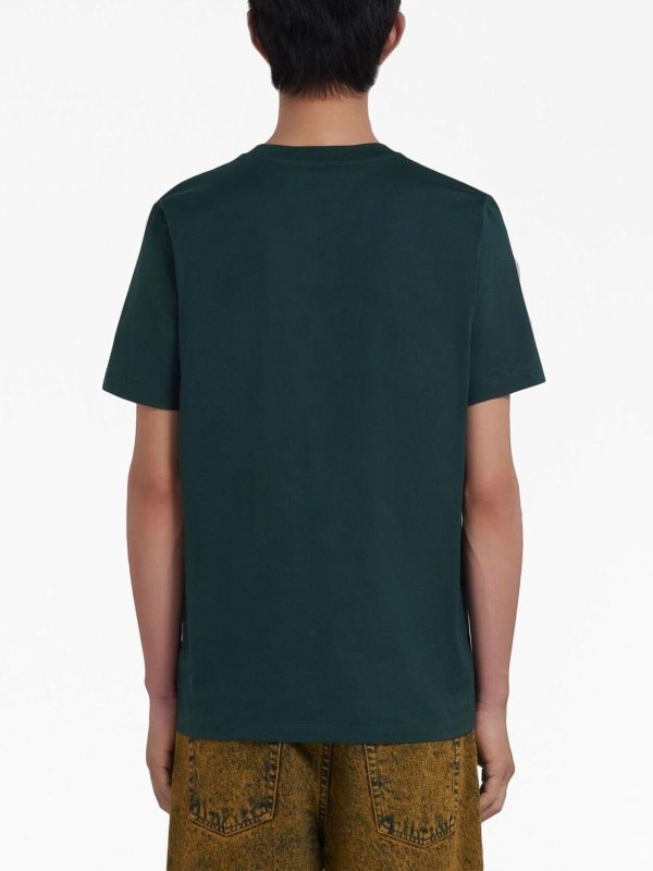 T-shirt con patch logo shop online: Marni