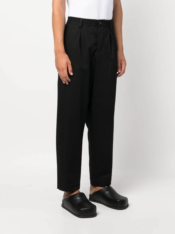 Marni: Pantalones de sastrerìa online - Pantalones De Sastrería - Negro