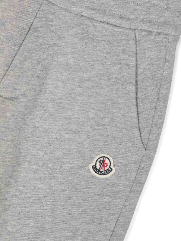 The Best Shops MONCLER JR: tracksuit bottoms - Logo-patch track pants