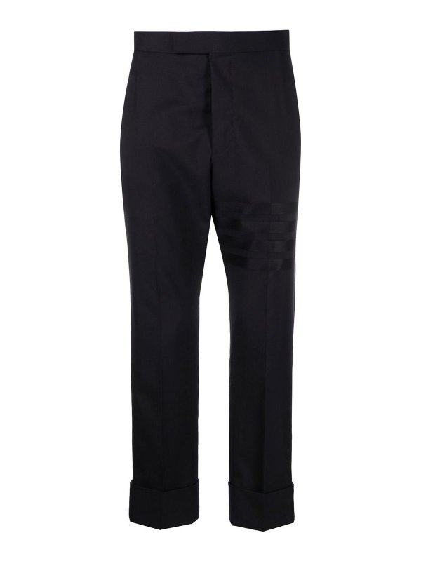 THOM BROWNE: Pantalons casual - Pantalons Décontractés - Bleu