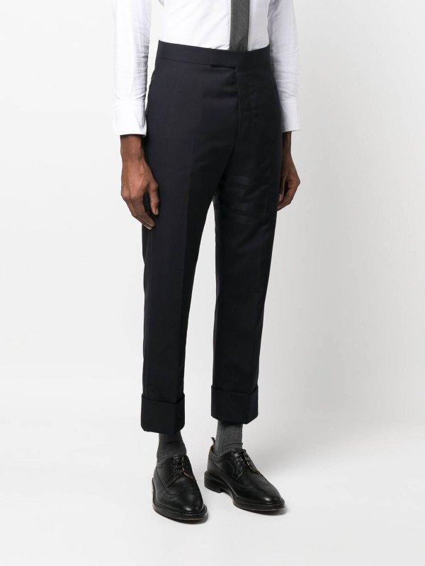 The Best Shops THOM BROWNE: Pantalons casual - Pantalons Décontractés - Bleu