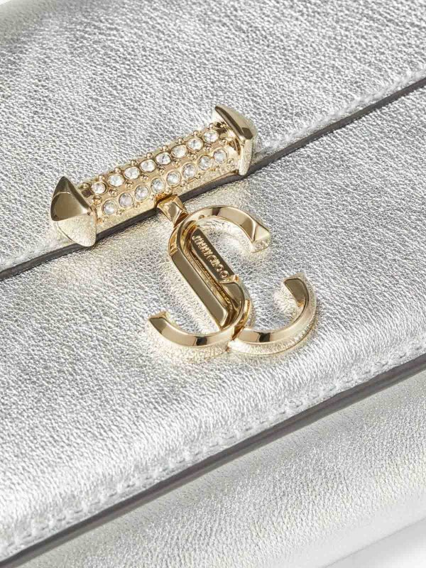 The Best Shops JIMMY CHOO: Portefeuilles - Argent