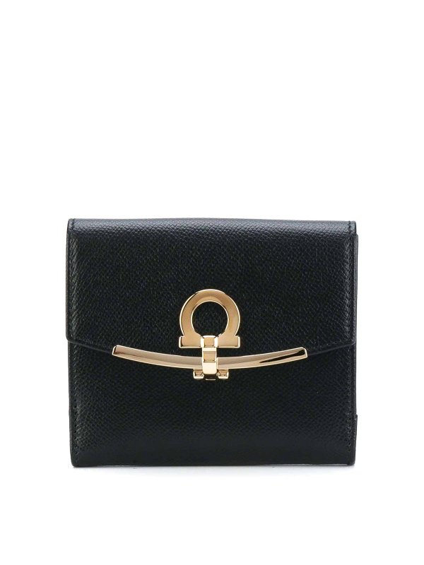 SALVATORE FERRAGAMO: 財布＆ポーチ - 財布 - 黒