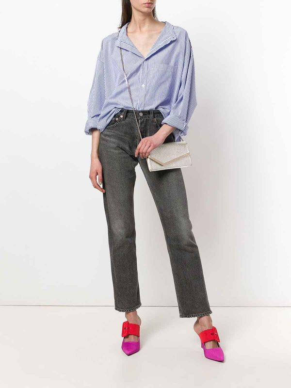 The Best Shops JIMMY CHOO: cross body bags - Champagne clutch bag