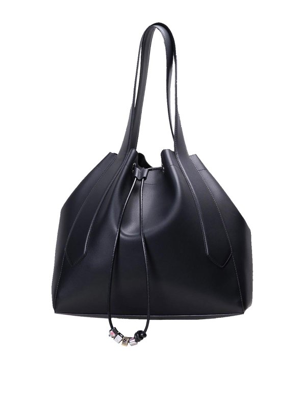 Karl Lagerfeld K/Charms Leather Bucket Bag - Farfetch