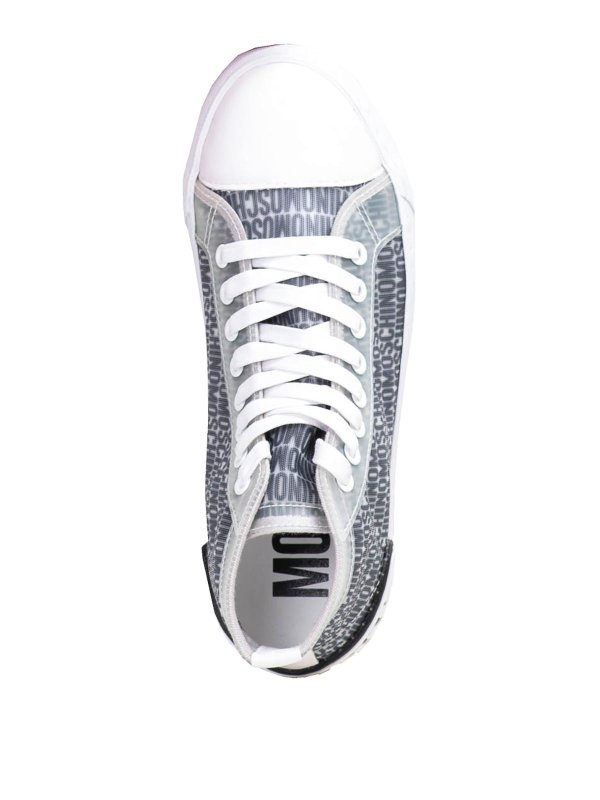 Lost and found web high sneakers shop online: MOSCHINO