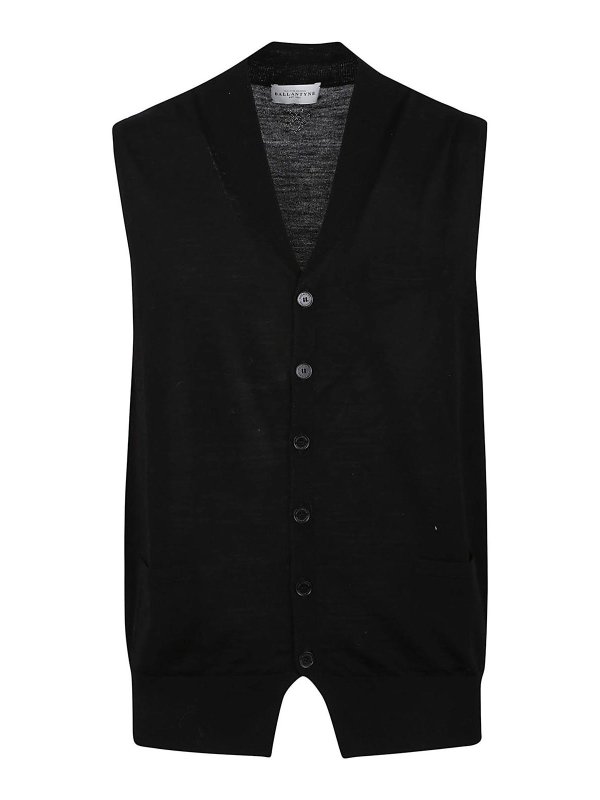 BALLANTYNE: waistcoats & gilets - V neck gilet