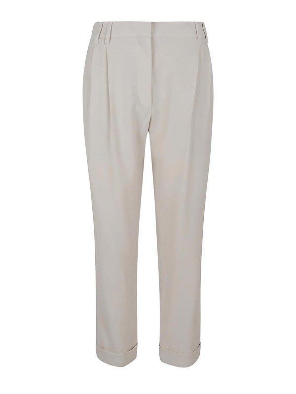 BRUNELLO CUCINELLI: Casual Hosen - Casual Hose - Hellrosa