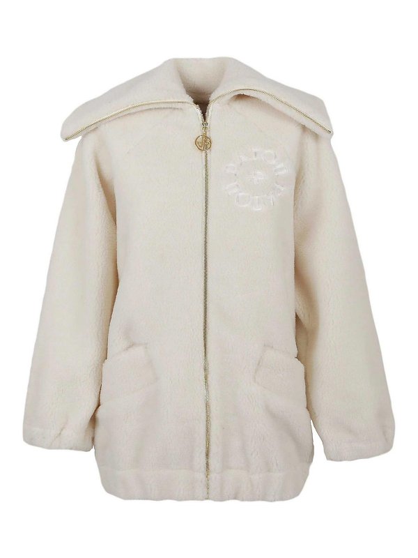 PATOU: bombers - Oversize shearling bomber