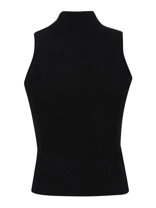 PATOU: Top e canotte online - Top senza maniche in alpaca