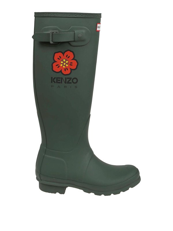 KENZO: Stiefel - Stiefel - Hellbraun