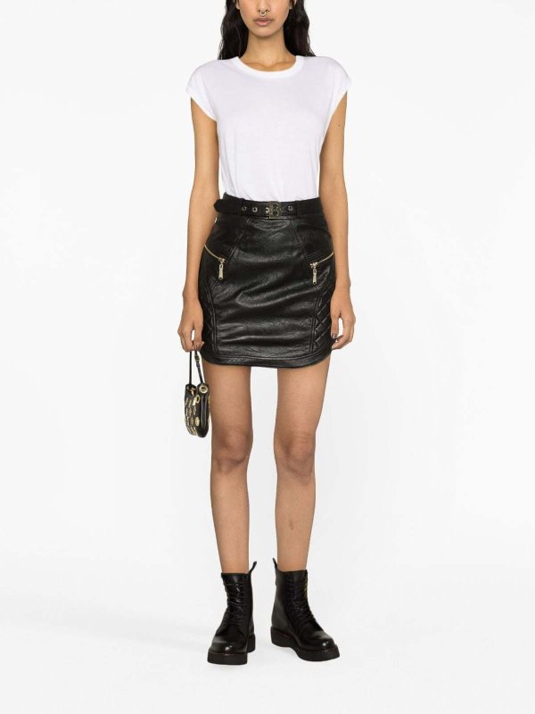 BLUGIRL: Knee length skirts & Midi online - Leather skirt