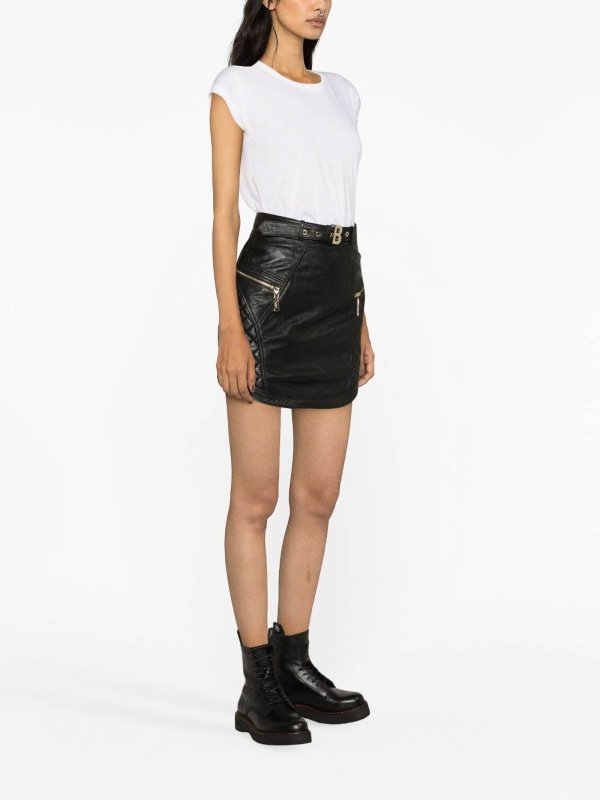 Leather skirt shop online: BLUGIRL