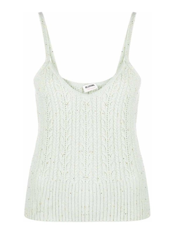 BLUGIRL: Tops und Tank Tops - Top - Hellgrün