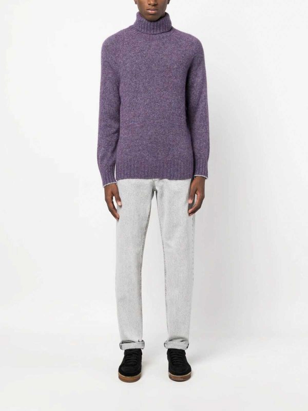 BRUNELLO CUCINELLI: タートルネック online - タートルネック/ポロネック - ライトグレー