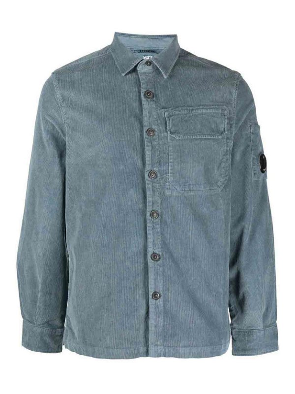 C.P. COMPANY: Chemises - Chemise - Bleu