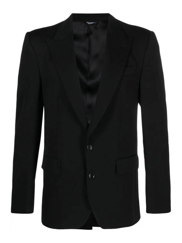 DOLCE & GABBANA: Blazer - Blazer - Schwarz