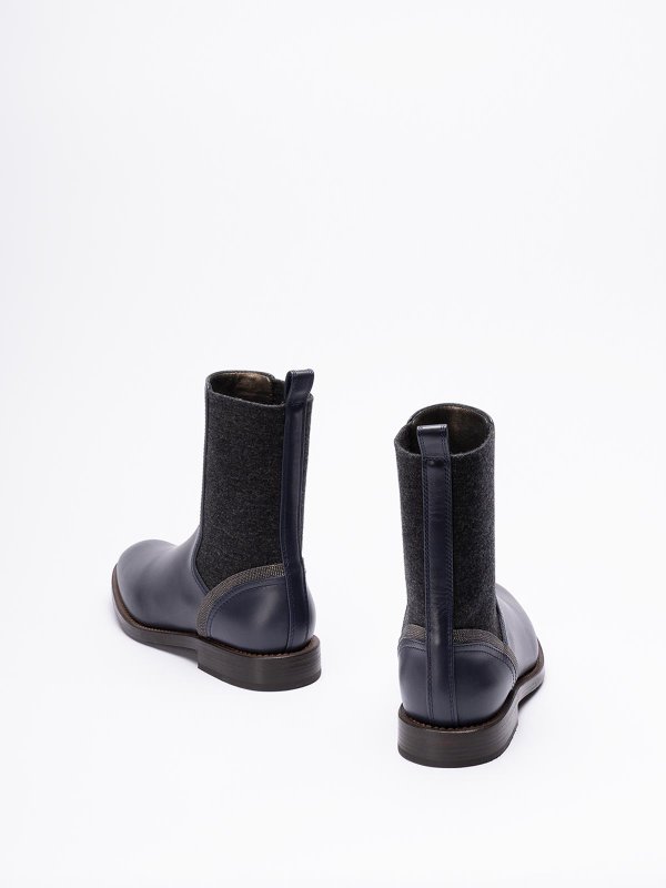 The Best Shops BRUNELLO CUCINELLI: Bottines - Bottines - Bleu Clair
