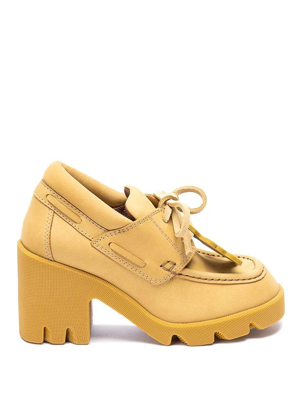 BURBERRY: Loafers & Slippers - `stride` leather loafers