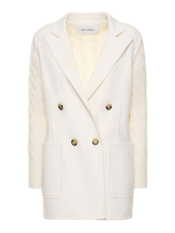 Max Mara: Chaquetas casual - Chaqueta Casual - Blanco