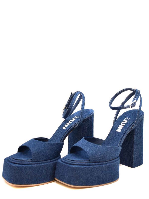 The Best Shops 3JUIN: サンダル - サンダル - ダークウォッシュ