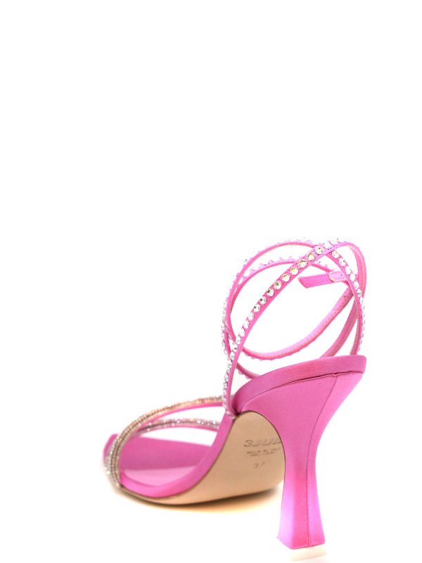The Best Shops 3JUIN: sandals - Satin sandals