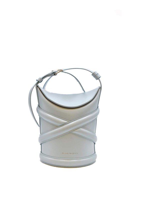 ALEXANDER MCQUEEN: ショルダーバッグ - ショルダーバッグ - ブルー