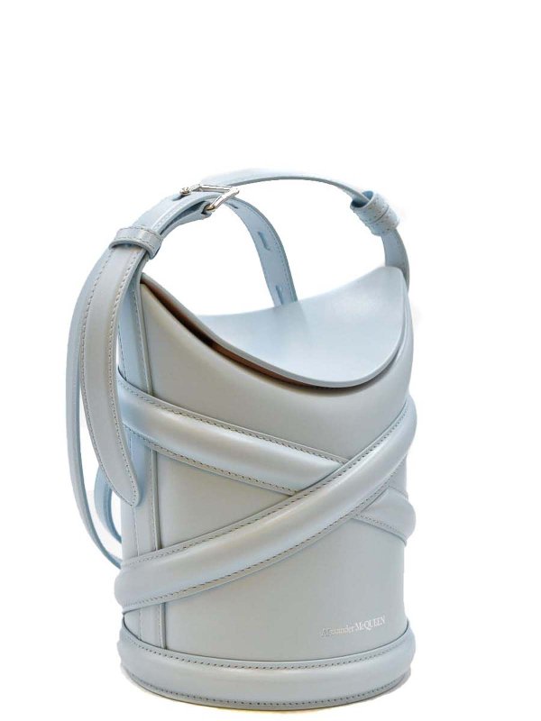 The Best Shops ALEXANDER MCQUEEN: ショルダーバッグ - ショルダーバッグ - ブルー