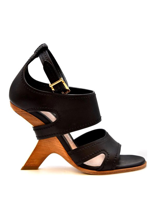 ALEXANDER MCQUEEN: sandals - Leather sandals