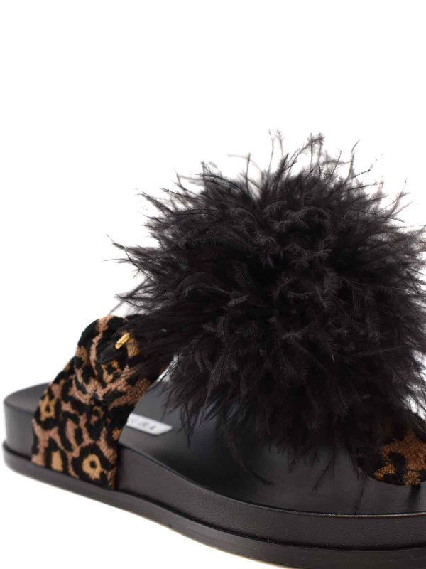 Leather sandals shop online: Aquazzura