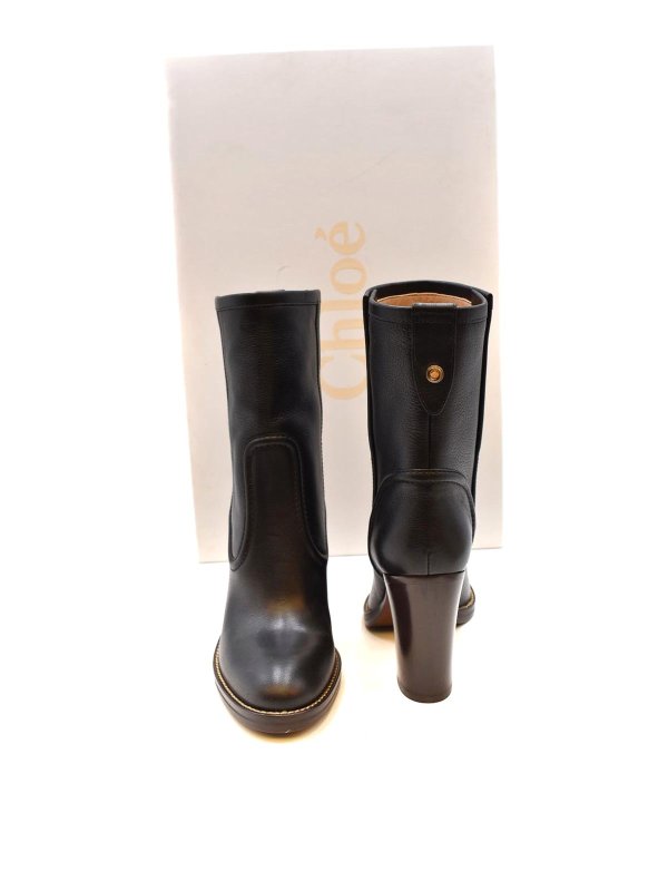 Leather boots shop online: CHLOE