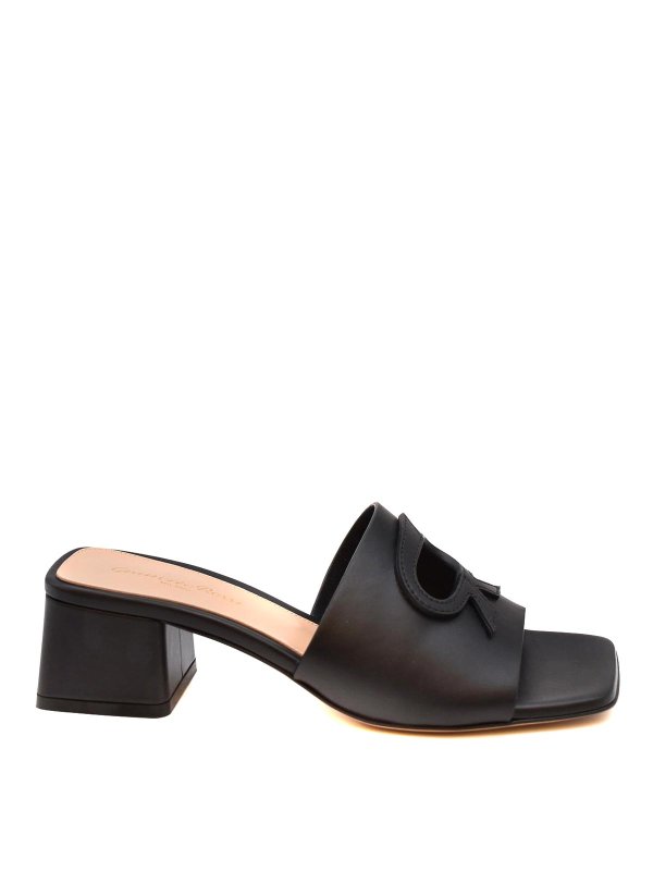 Gianvito Rossi: Sandalen - Sandalen - Schwarz