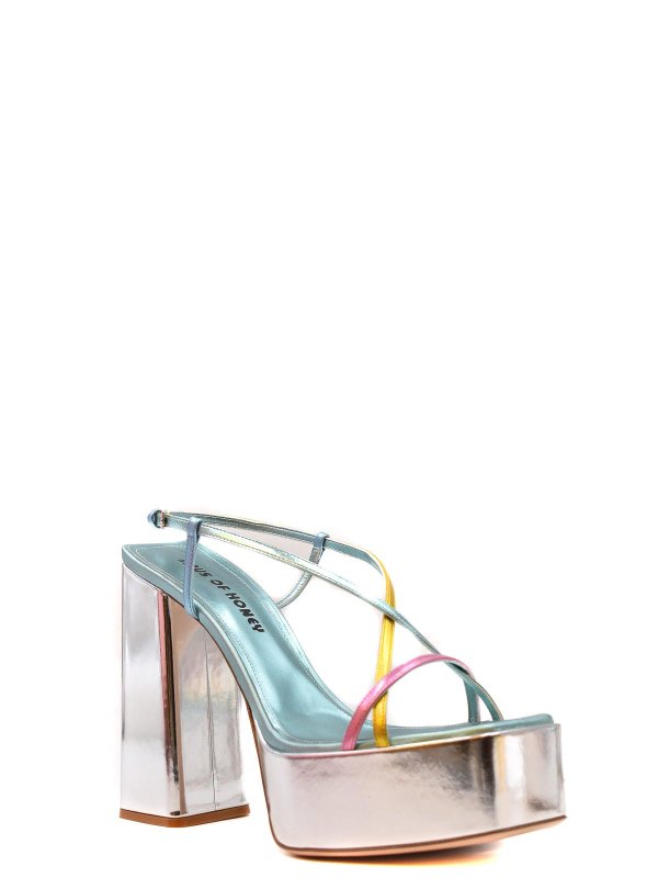 HAUS OF HONEY: sandals online - Leather sandals